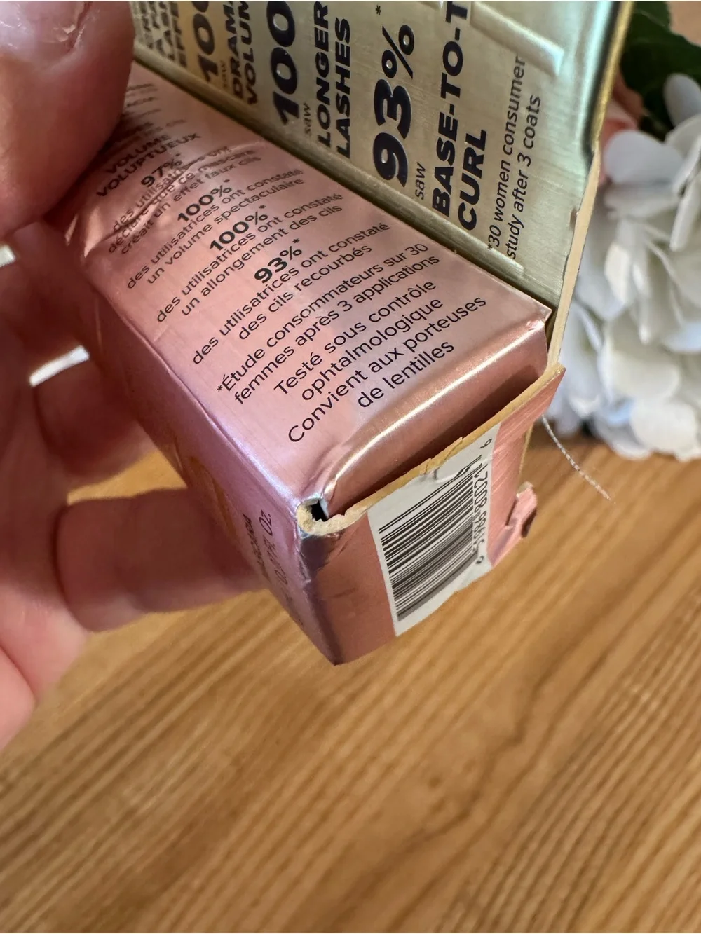 Too Faced Better Than Sex Mascara in Metallic Pink and Gold Box